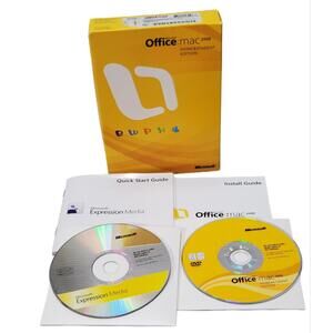 Microsoft Office Mac 2008 with Microsoft Expression Media